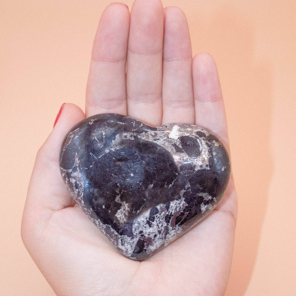 Covellite Heart