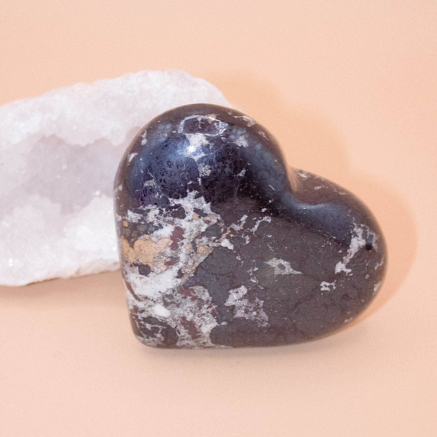 Covellite Heart