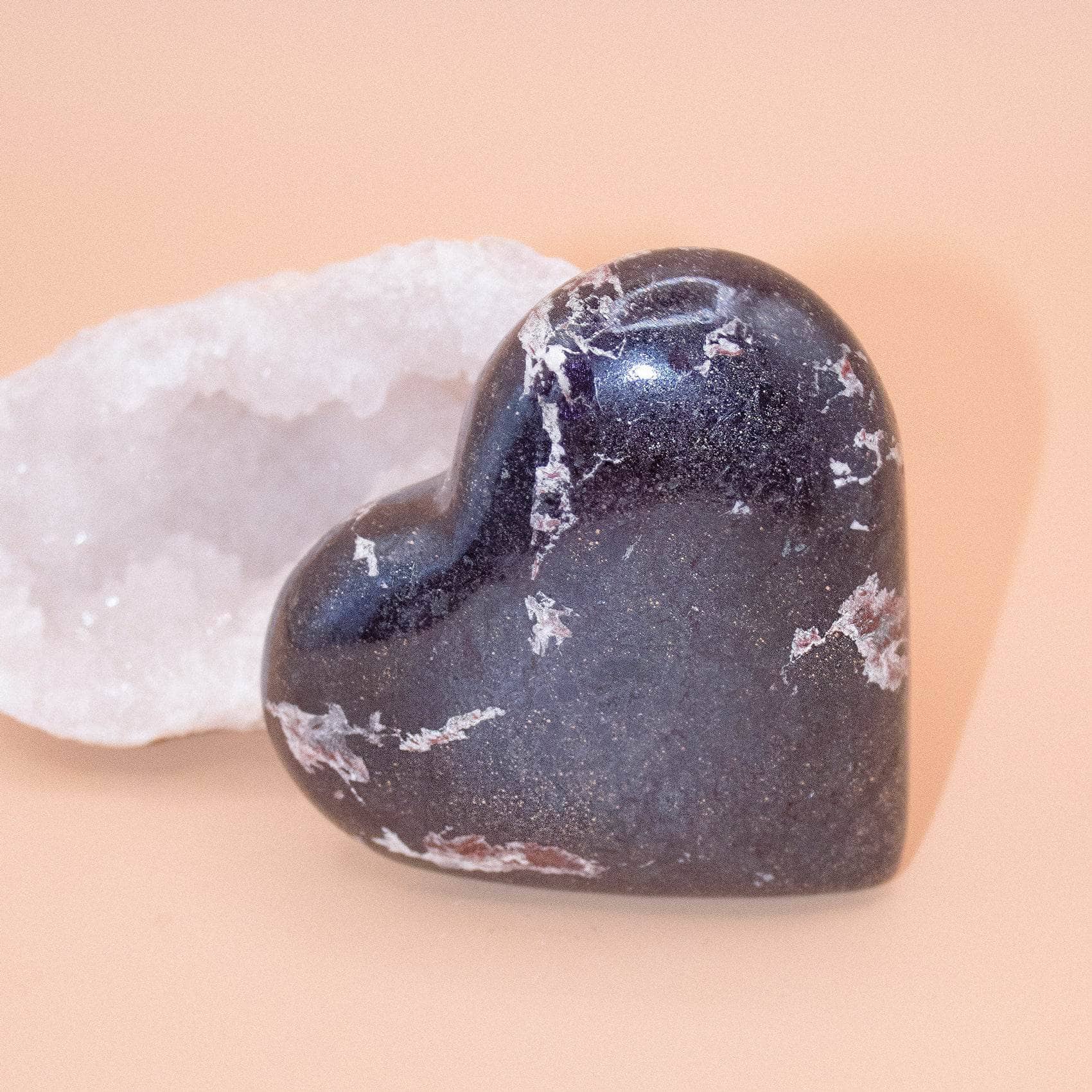 Covellite Heart