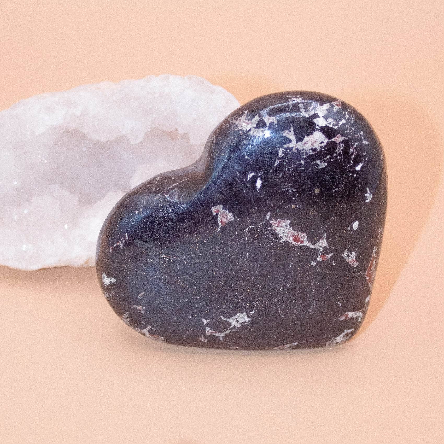 Covellite Heart