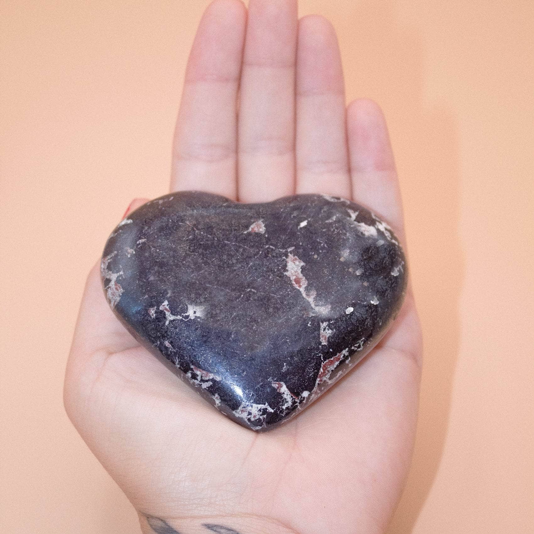Covellite Heart