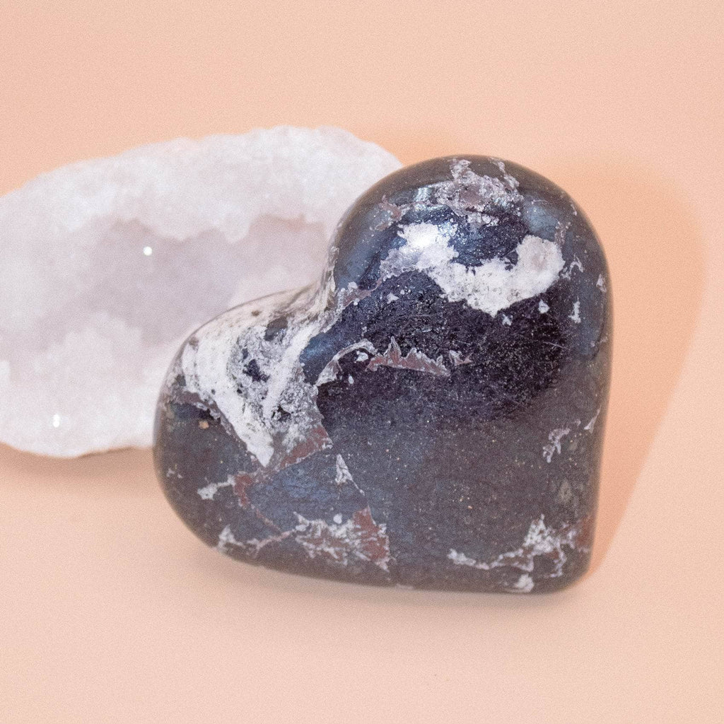 Covellite Heart
