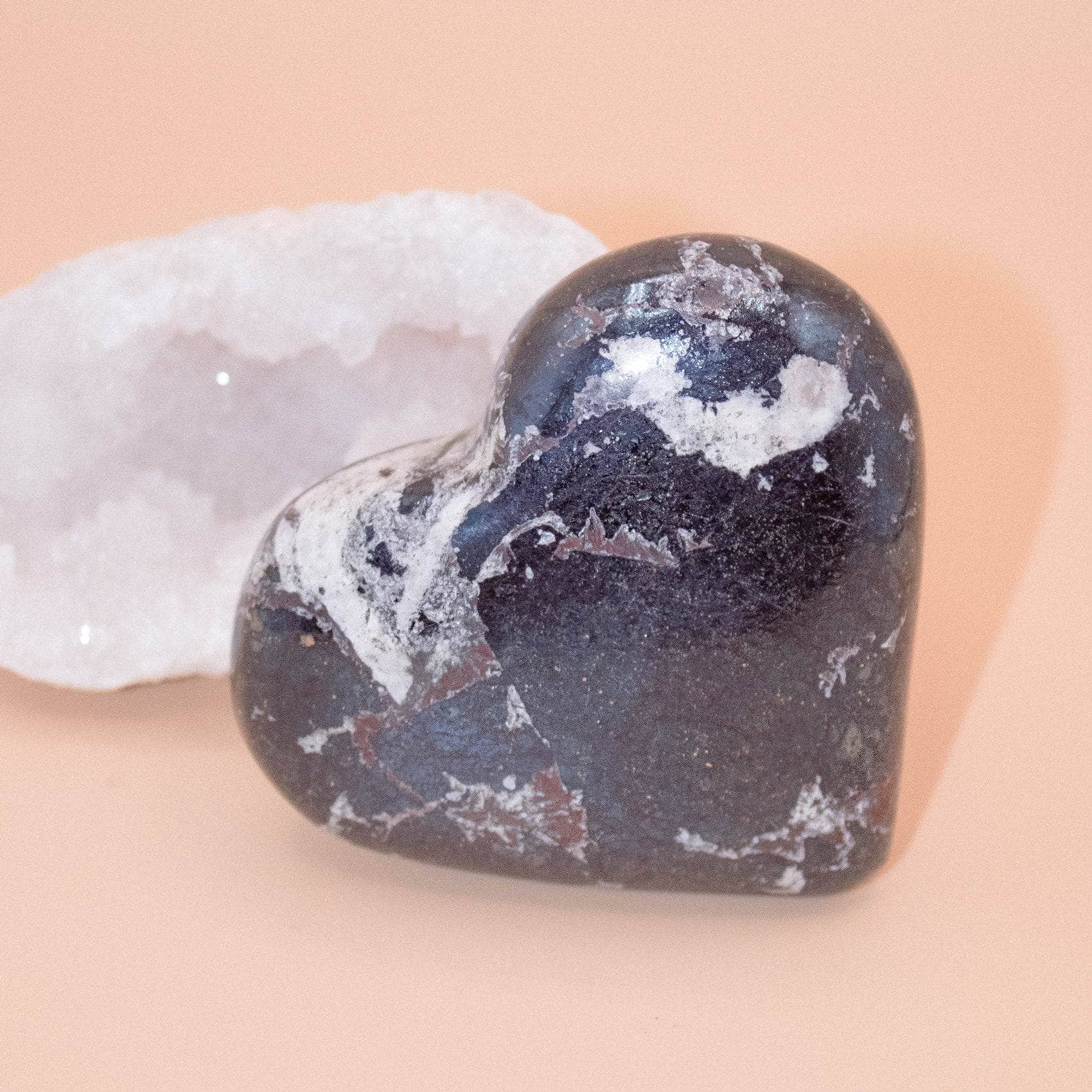 Covellite Heart