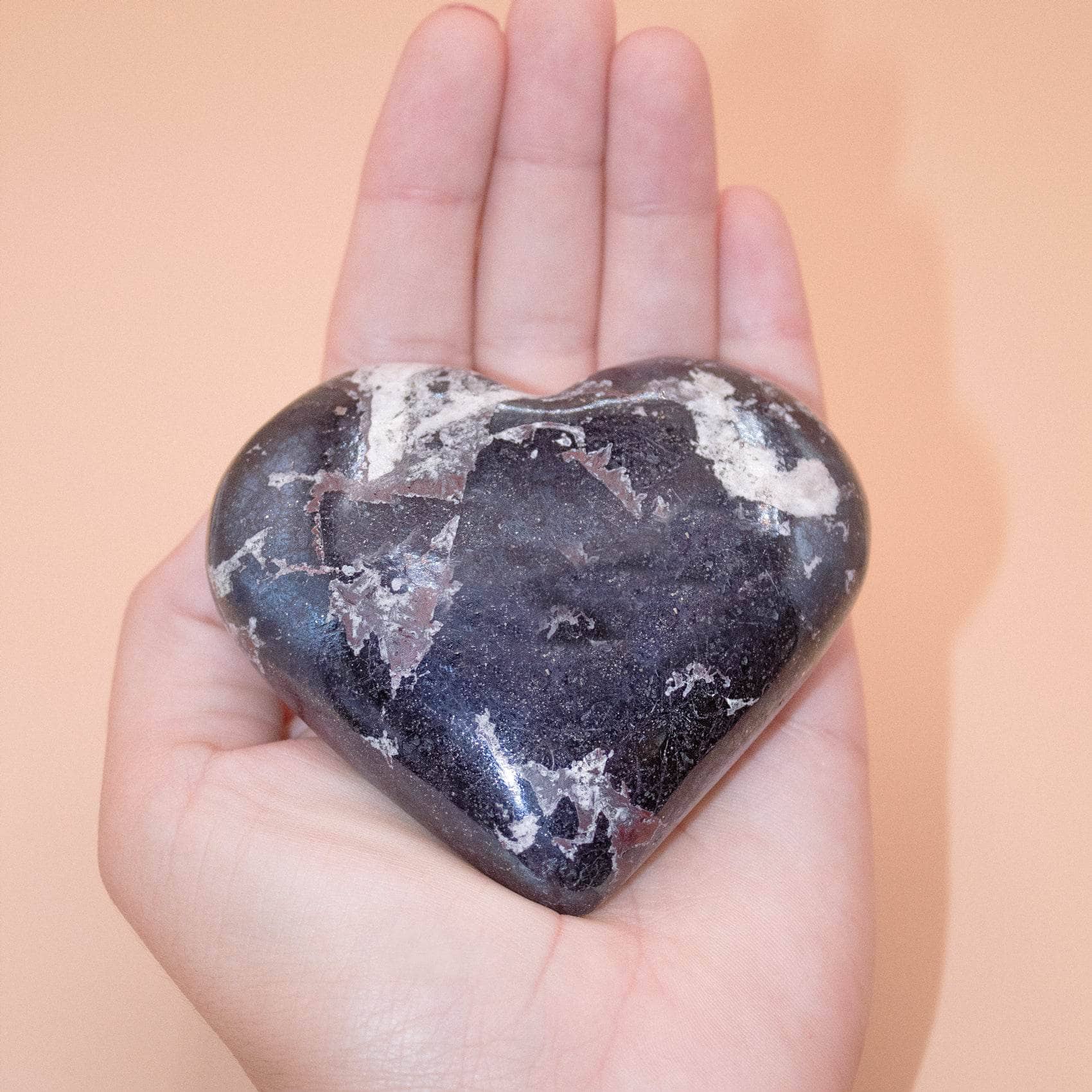 Covellite Heart