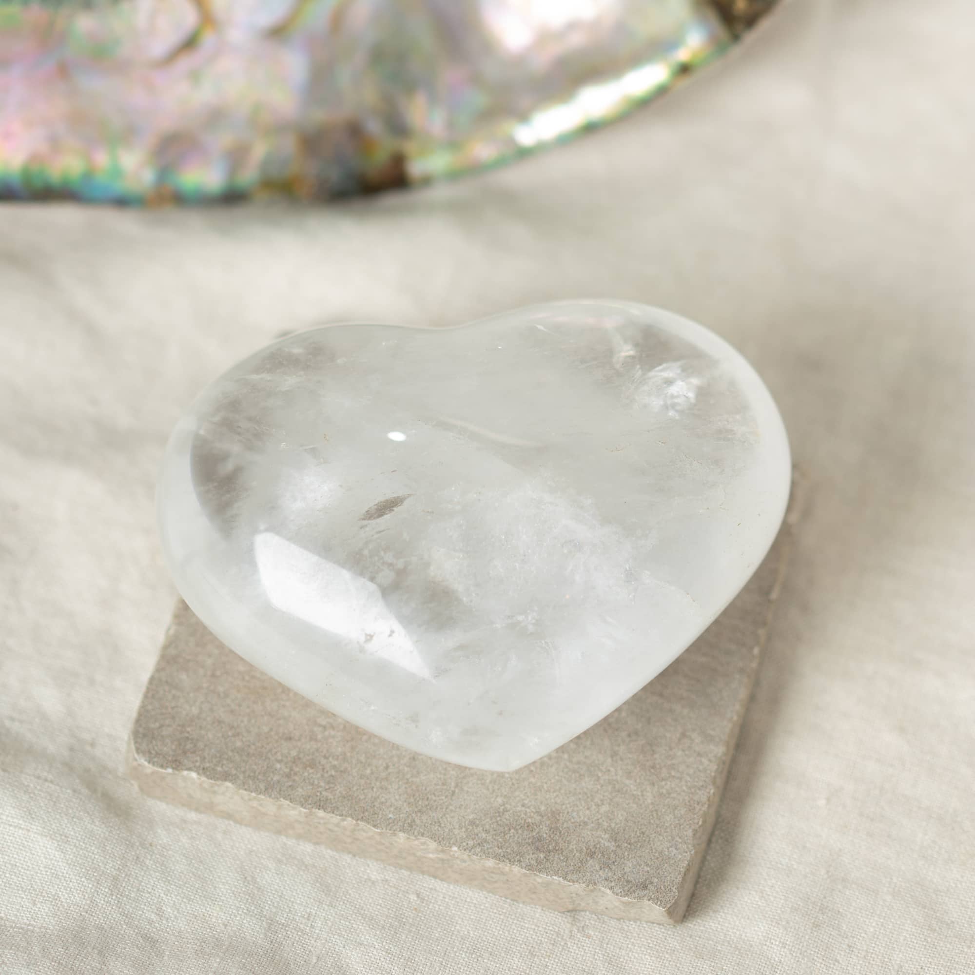 Clear Quartz Hearts - 1 of a Kind - AAA Premium Quality