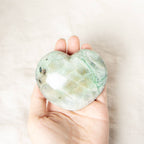 Rare Green Moonstone Heart - 1 of a Kind