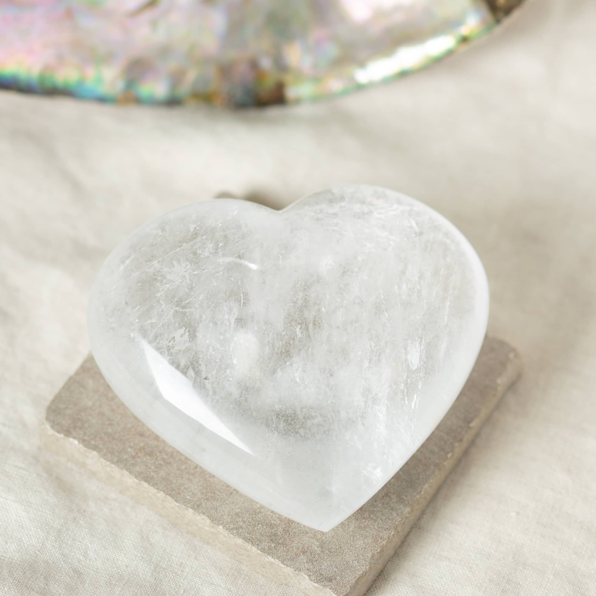 Clear Quartz Hearts - 1 of a Kind - AAA Premium Quality