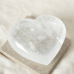 Clear Quartz Hearts - 1 of a Kind - AAA Premium Quality