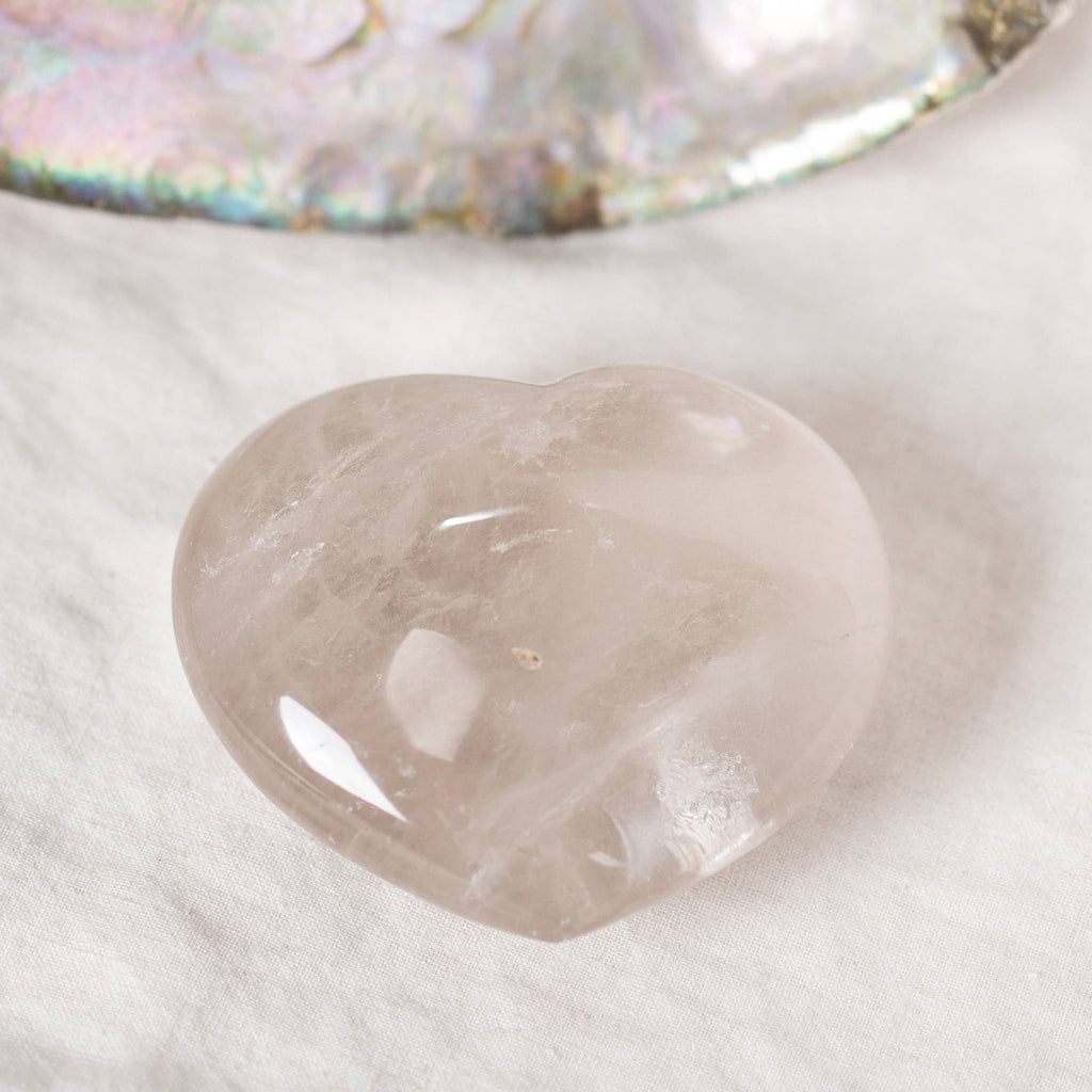 Clear Quartz Hearts - 1 of a Kind - AAA Premium Quality