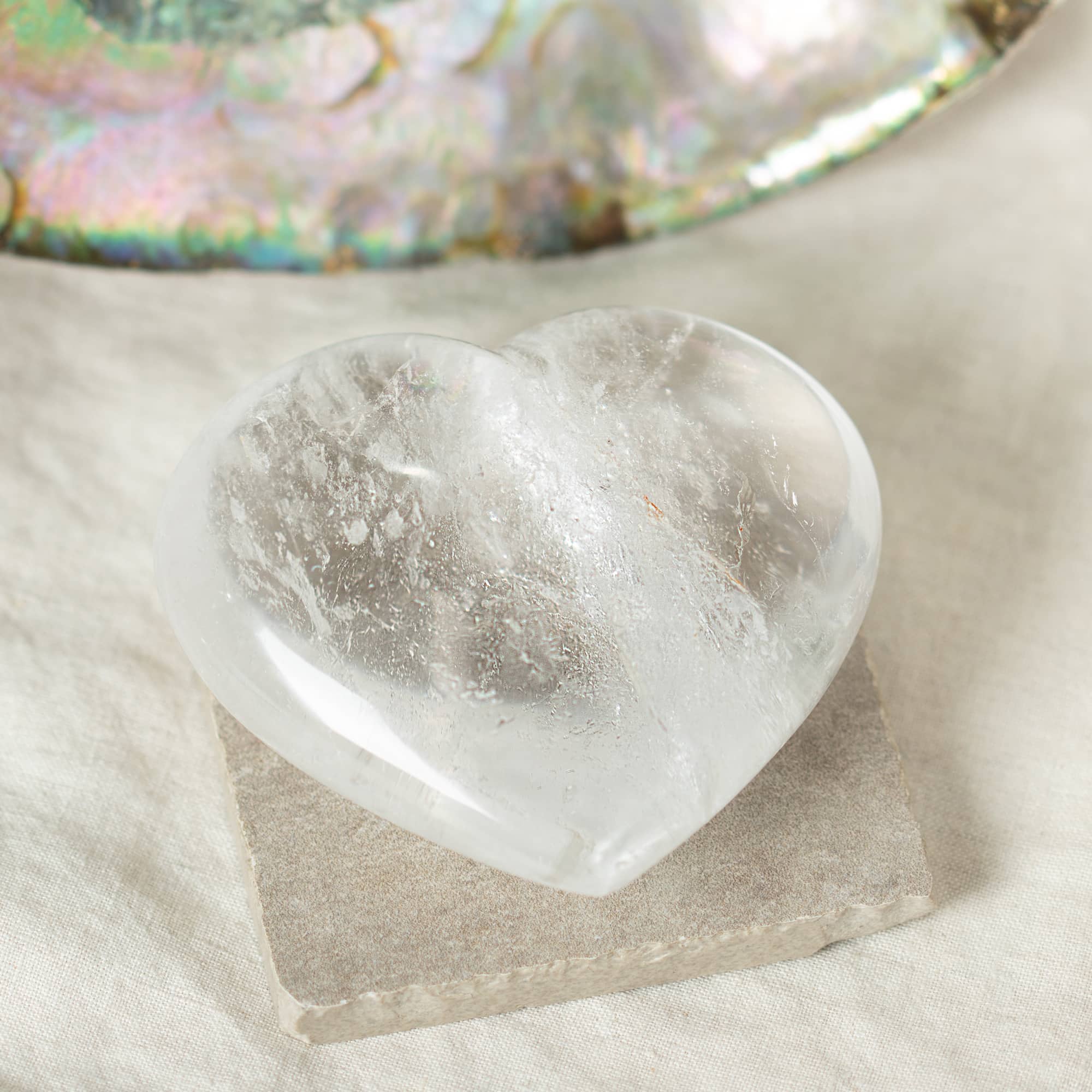Clear Quartz Hearts - 1 of a Kind - AAA Premium Quality