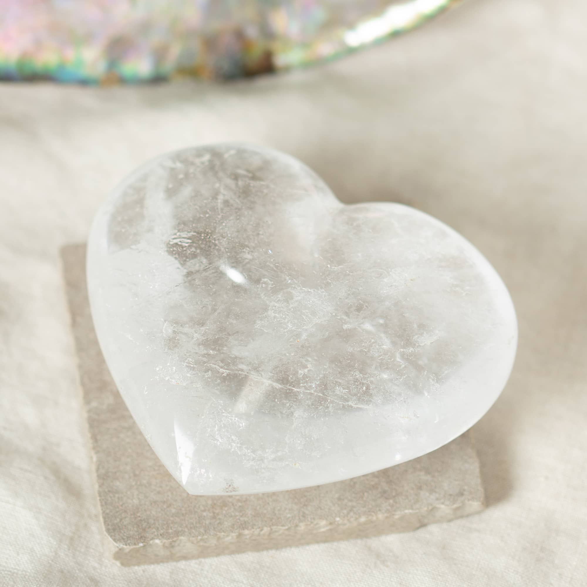 Clear Quartz Hearts - 1 of a Kind - AAA Premium Quality