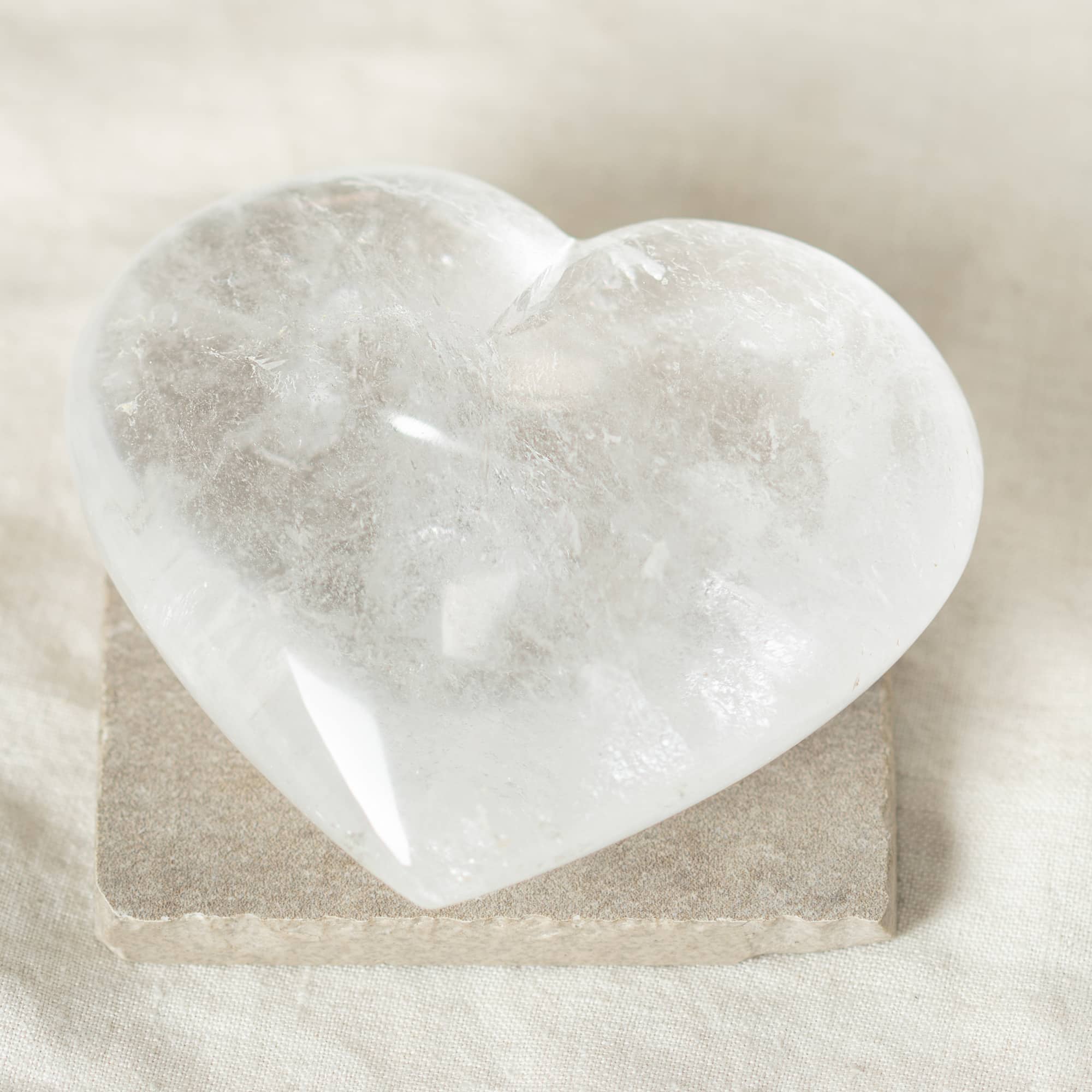 Clear Quartz Hearts - 1 of a Kind - AAA Premium Quality