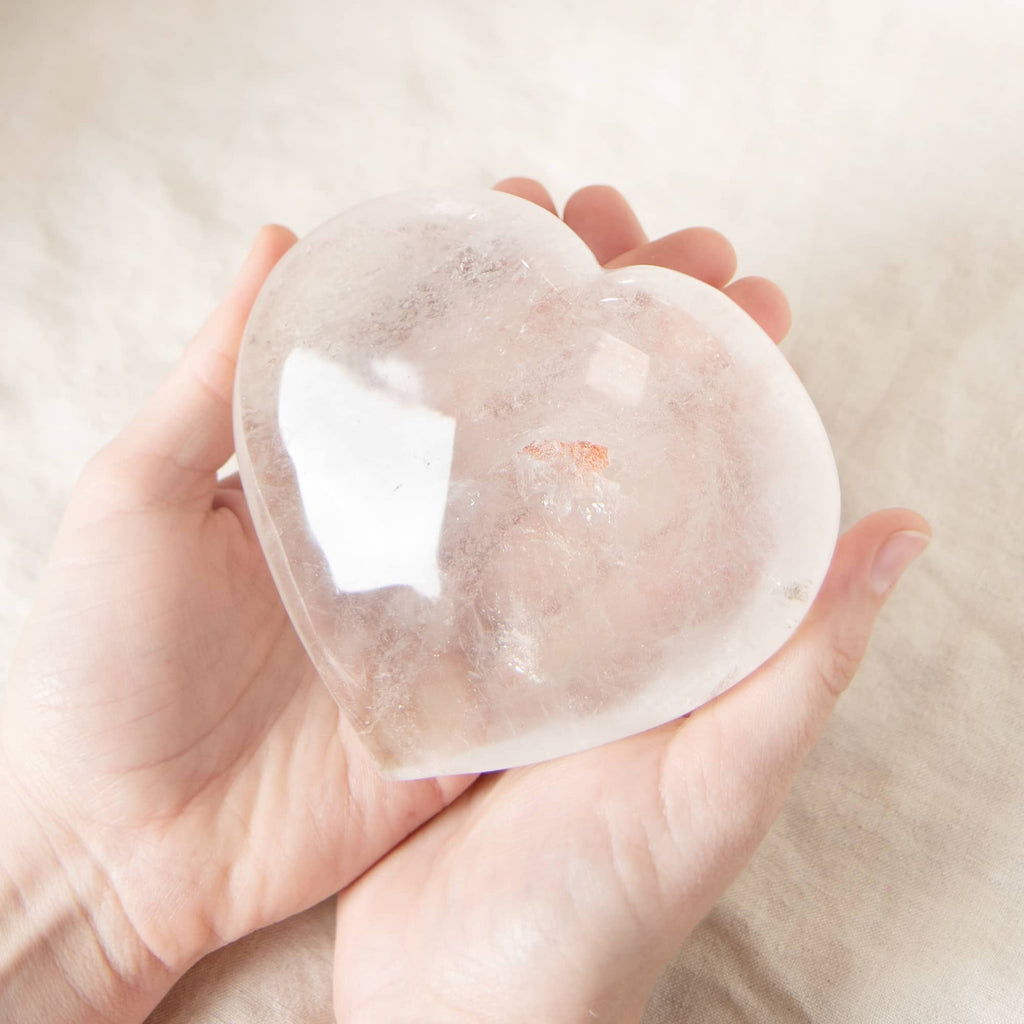 Clear Quartz Hearts - 1 of a Kind - AAA Premium Quality