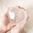 Clear Quartz Hearts - 1 of a Kind - AAA Premium Quality