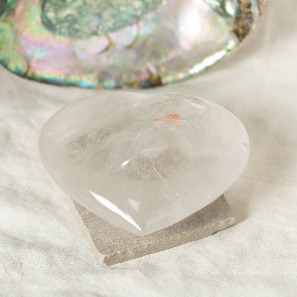 Clear Quartz Hearts - 1 of a Kind - AAA Premium Quality