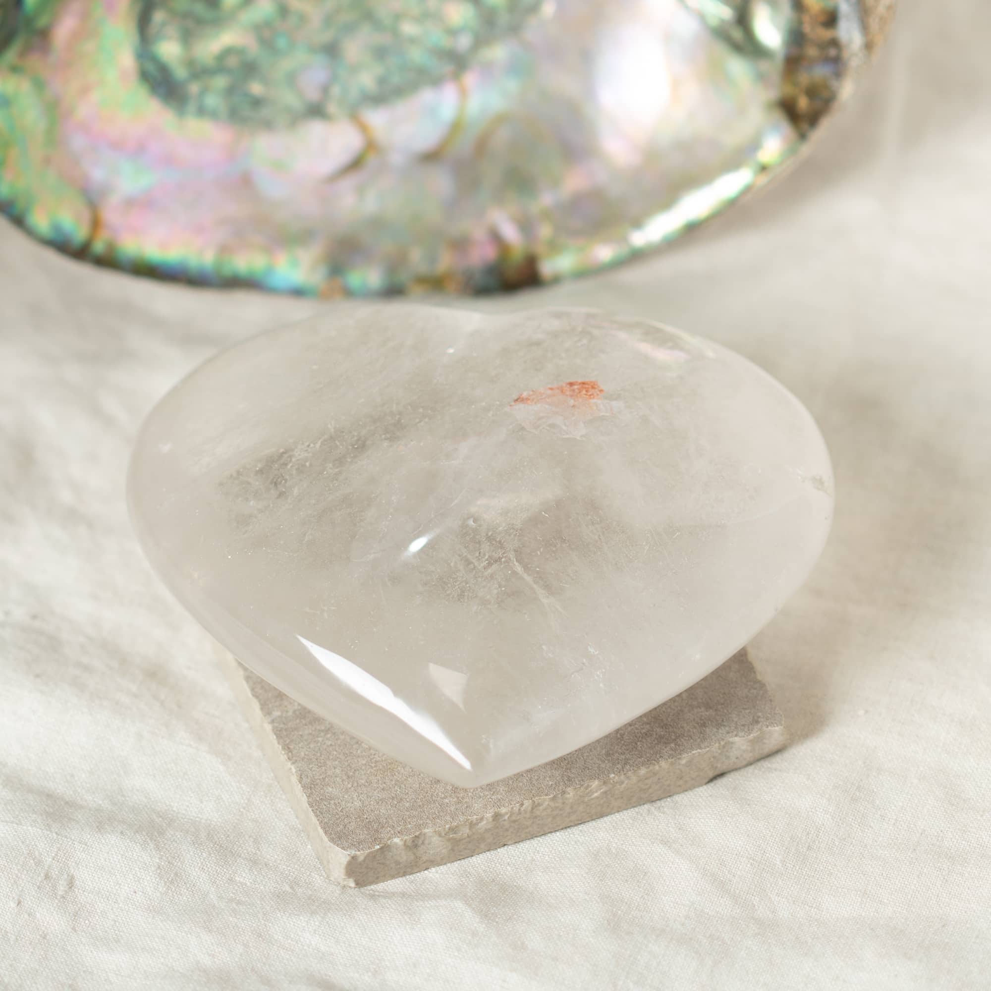 Clear Quartz Hearts - 1 of a Kind - AAA Premium Quality