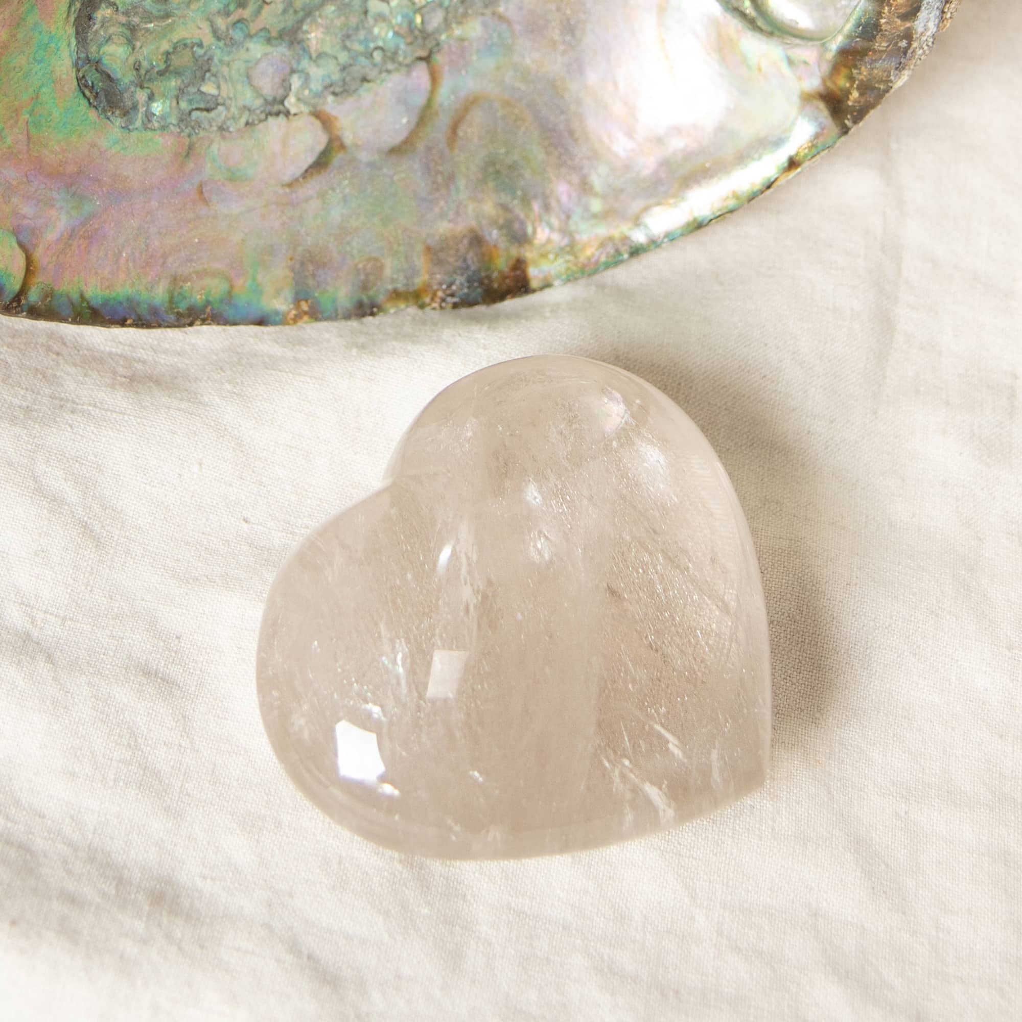 Clear Quartz Hearts - 1 of a Kind - AAA Premium Quality