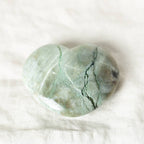 Rare Green Moonstone Heart - 1 of a Kind