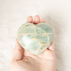 Rare Green Moonstone Heart - 1 of a Kind