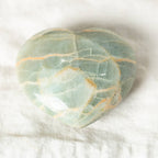 Rare Green Moonstone Heart - 1 of a Kind
