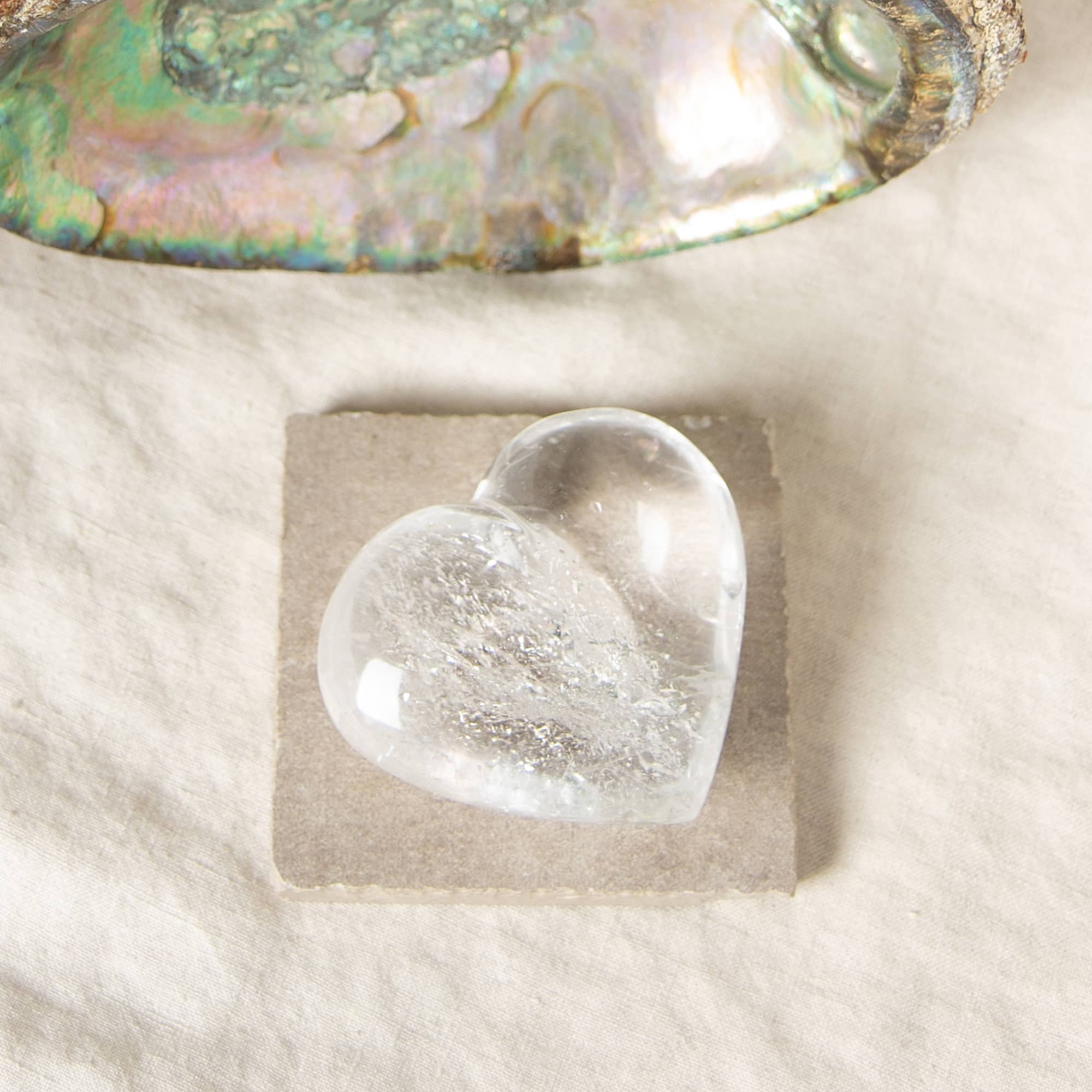 Clear Quartz Hearts - 1 of a Kind - AAA Premium Quality