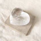 Clear Quartz Hearts - 1 of a Kind - AAA Premium Quality
