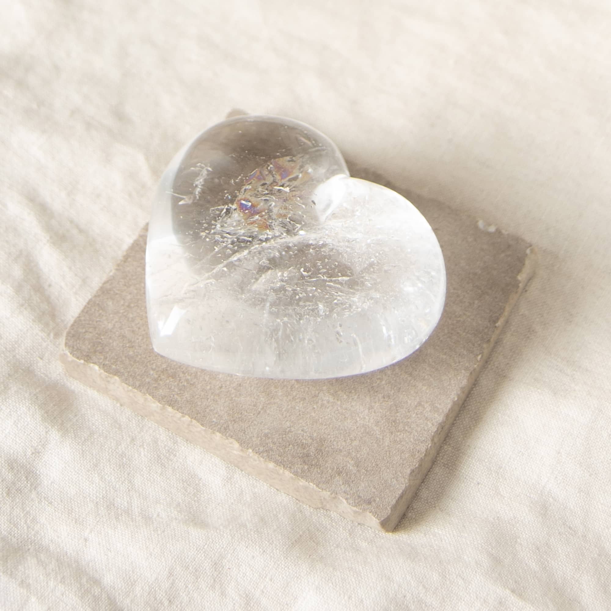 Clear Quartz Hearts - 1 of a Kind - AAA Premium Quality