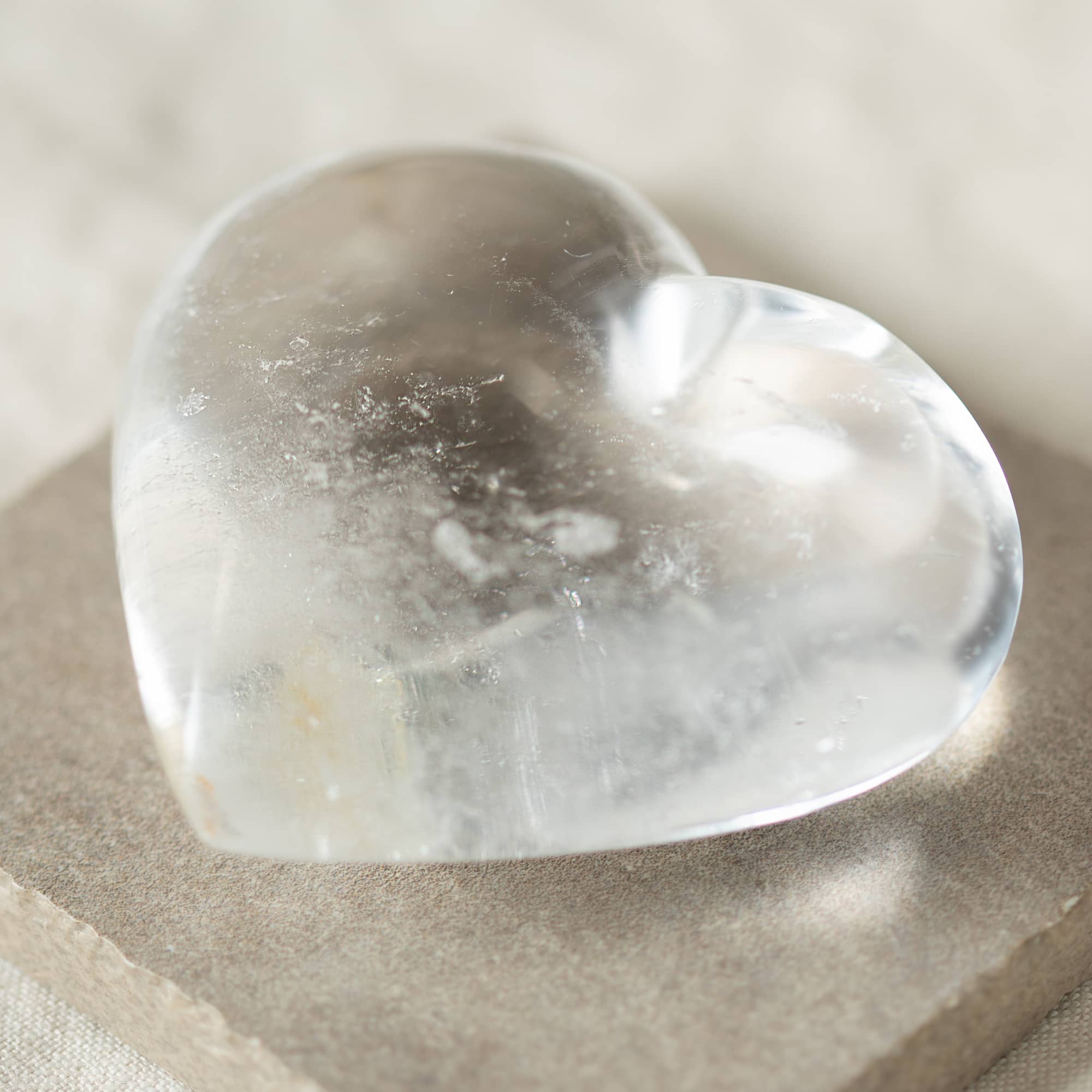 Clear Quartz Hearts - 1 of a Kind - AAA Premium Quality
