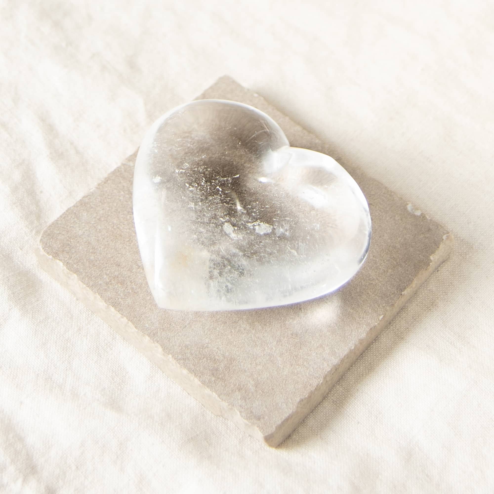 Clear Quartz Hearts - 1 of a Kind - AAA Premium Quality