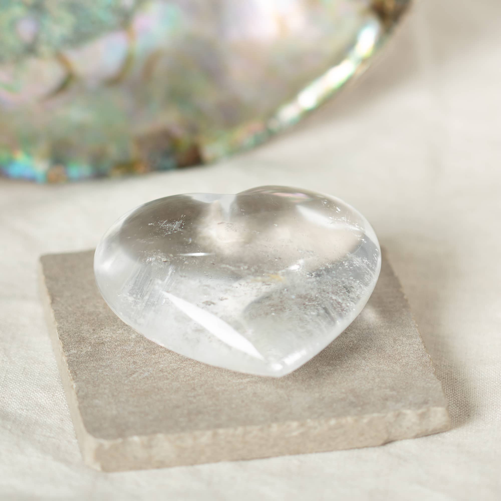 Clear Quartz Hearts - 1 of a Kind - AAA Premium Quality