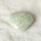 Rare Green Moonstone Heart - 1 of a Kind