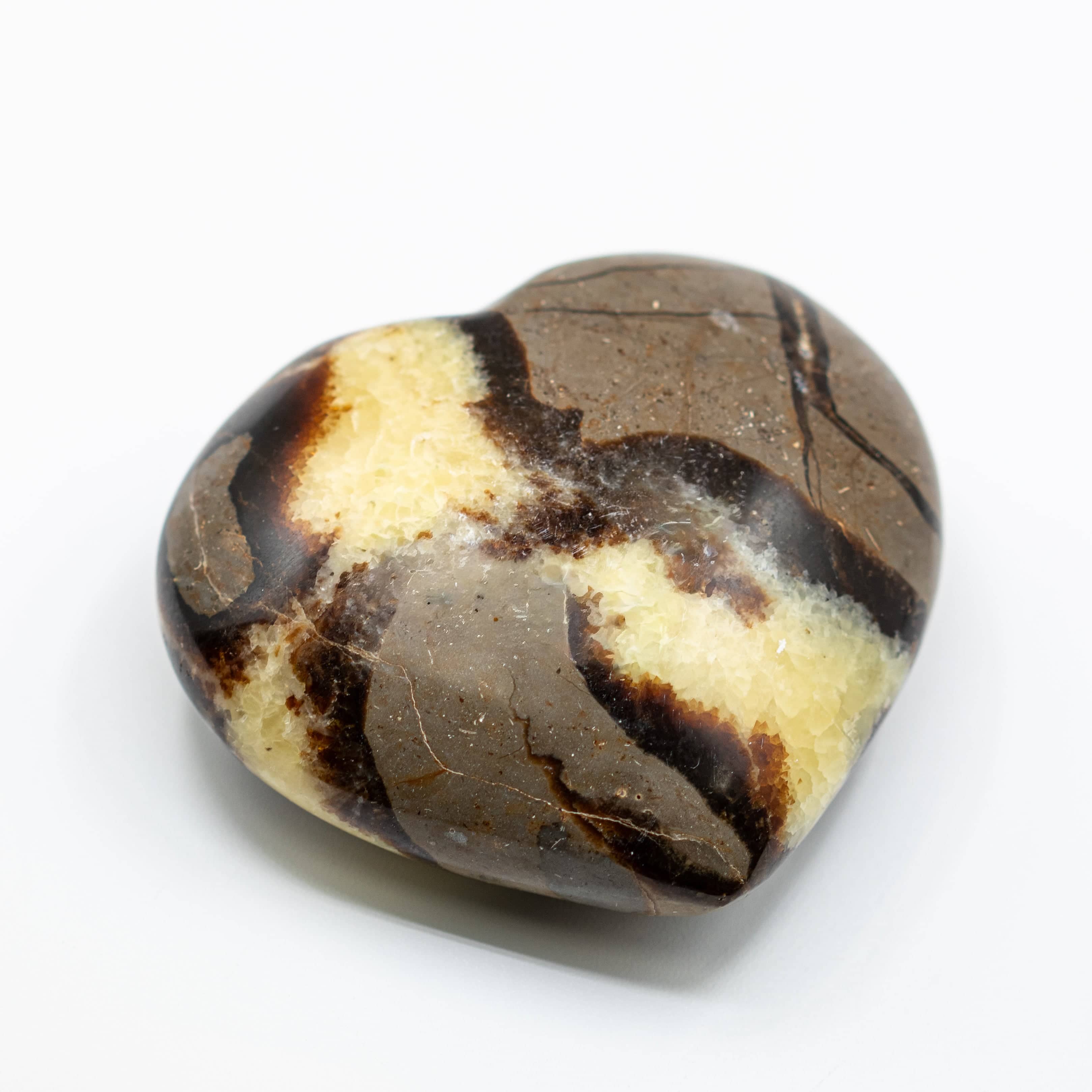 Rare Black Septarian Heart - 1 of a Kind