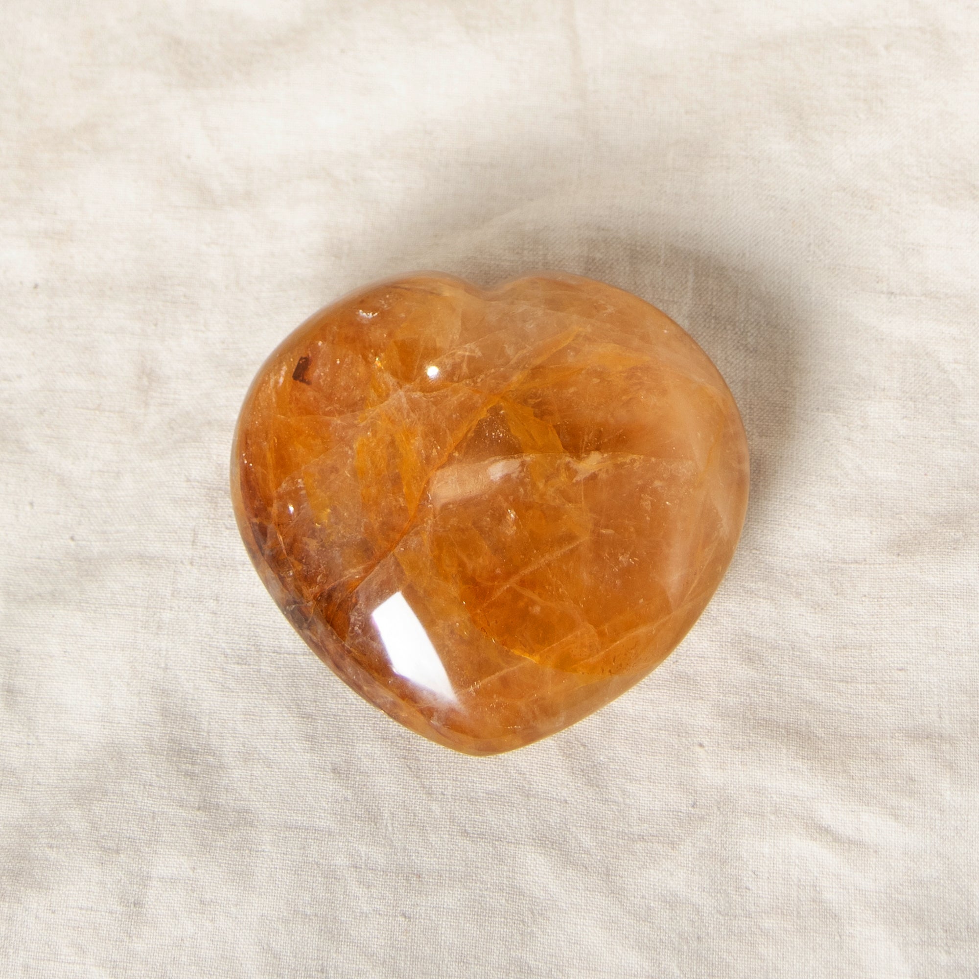 Golden Healer Quartz Heart - 1 of a Kind