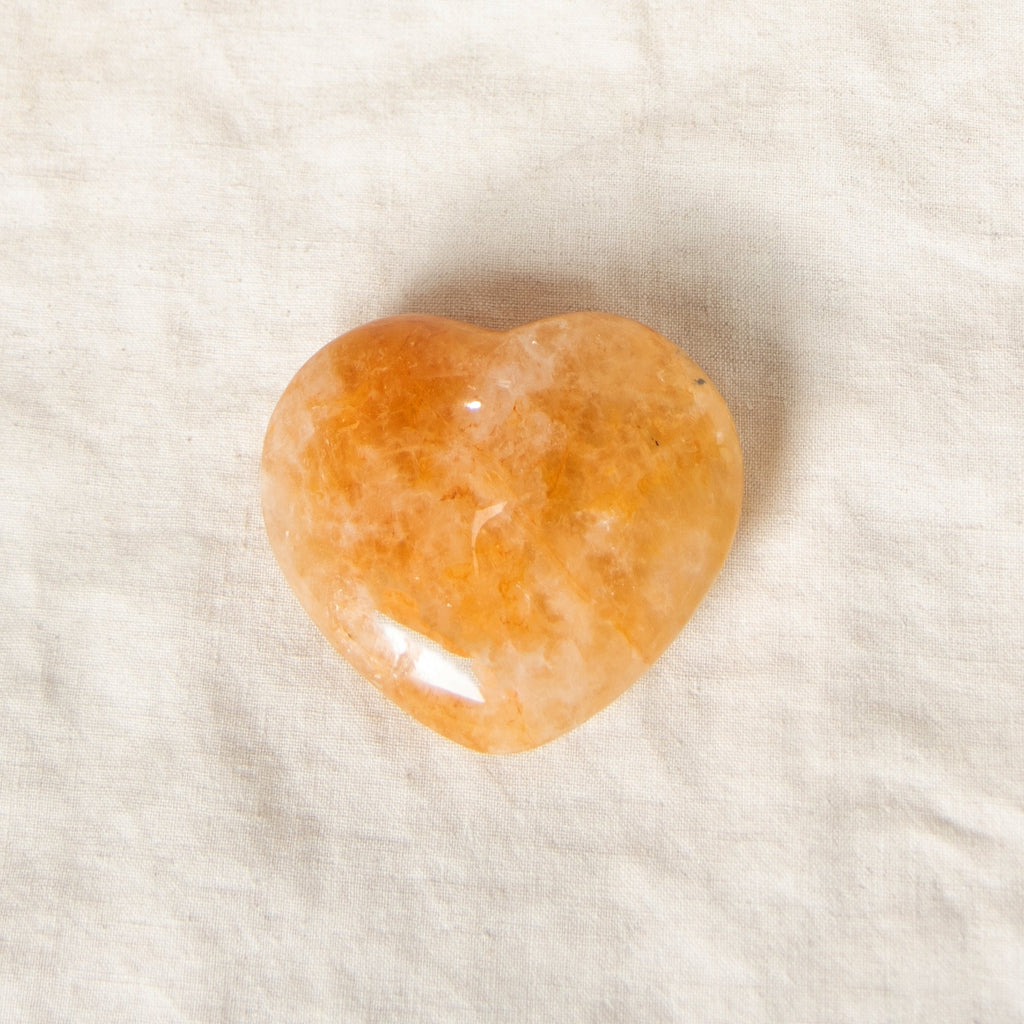 Golden Healer Quartz Heart - 1 of a Kind