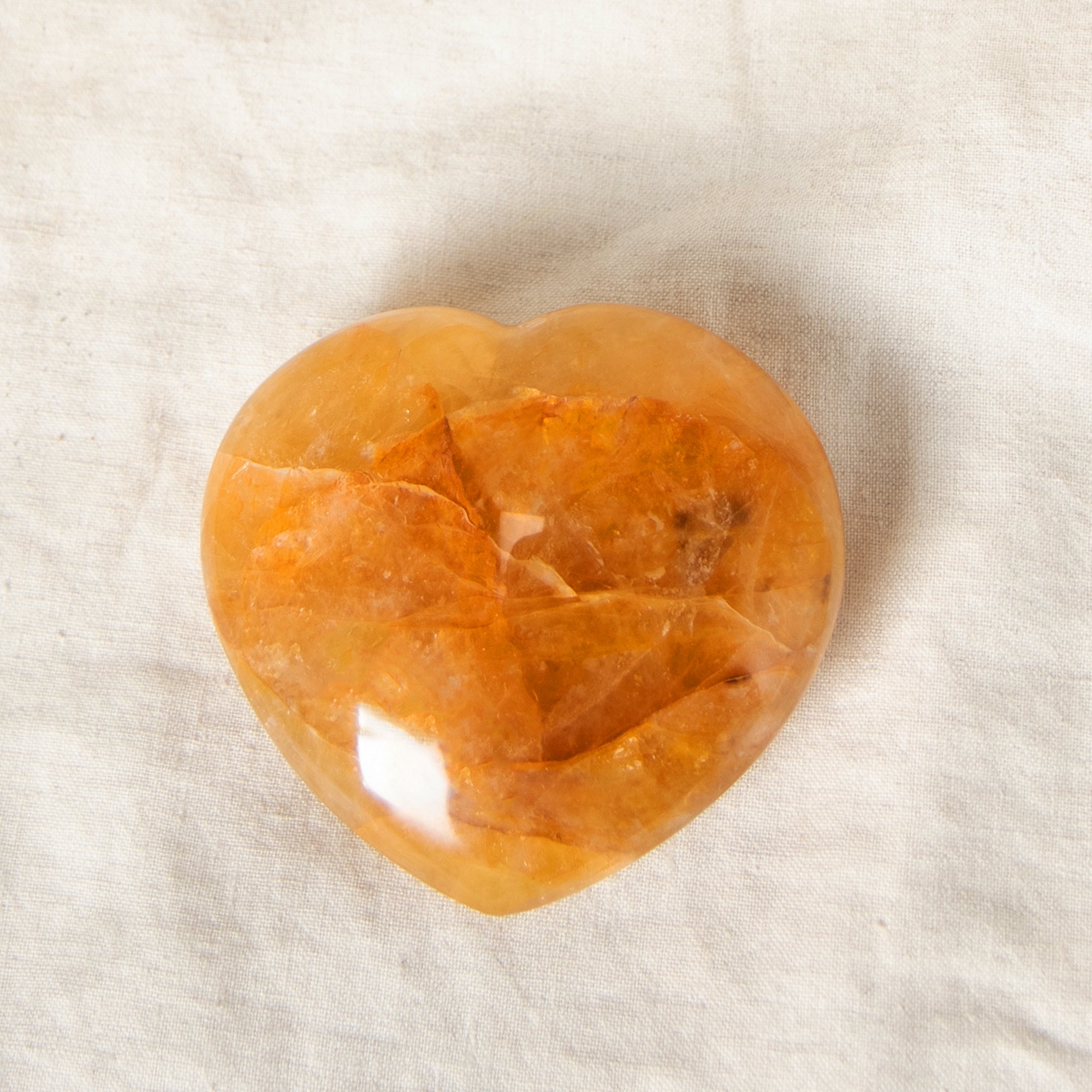 Golden Healer Quartz Heart - 1 of a Kind