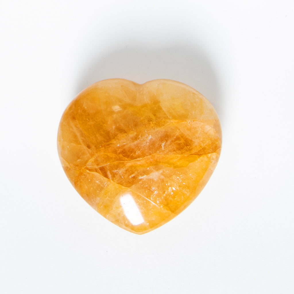 Golden Healer Quartz Heart - 1 of a Kind