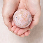 Peruvian Rhodonite Sphere with Tripod