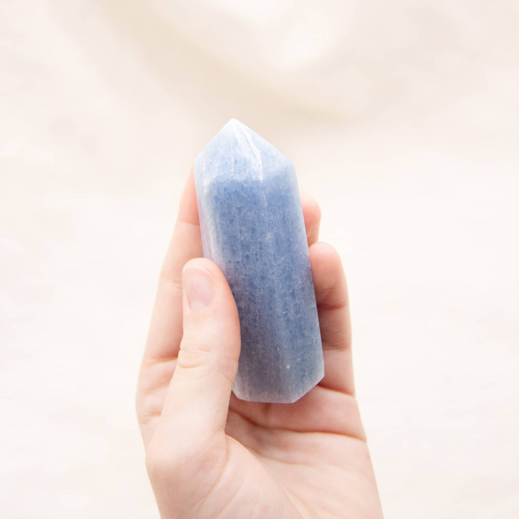 Blue Calcite Obelisk - 1 of a Kind