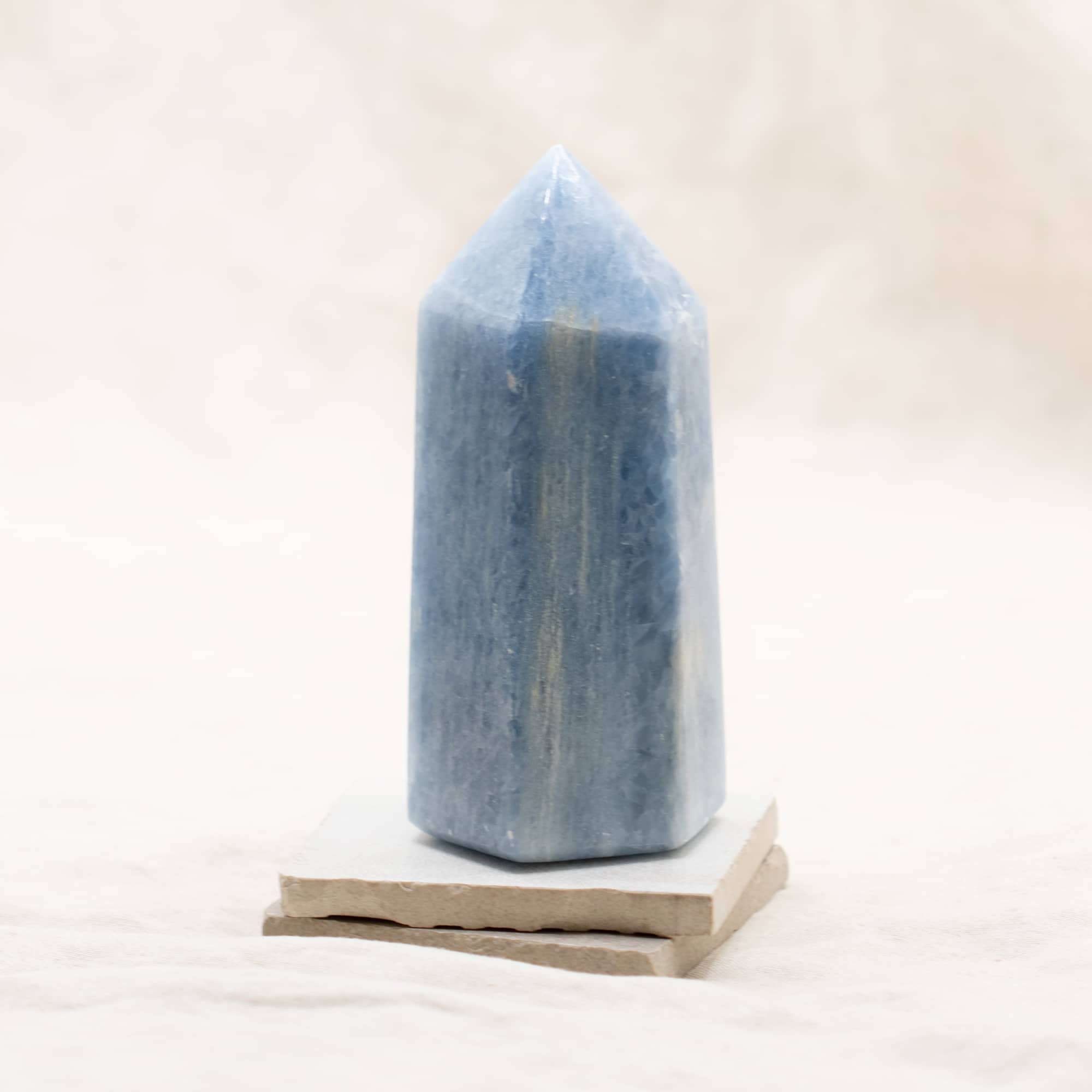 Blue Calcite Obelisk - 1 of a Kind
