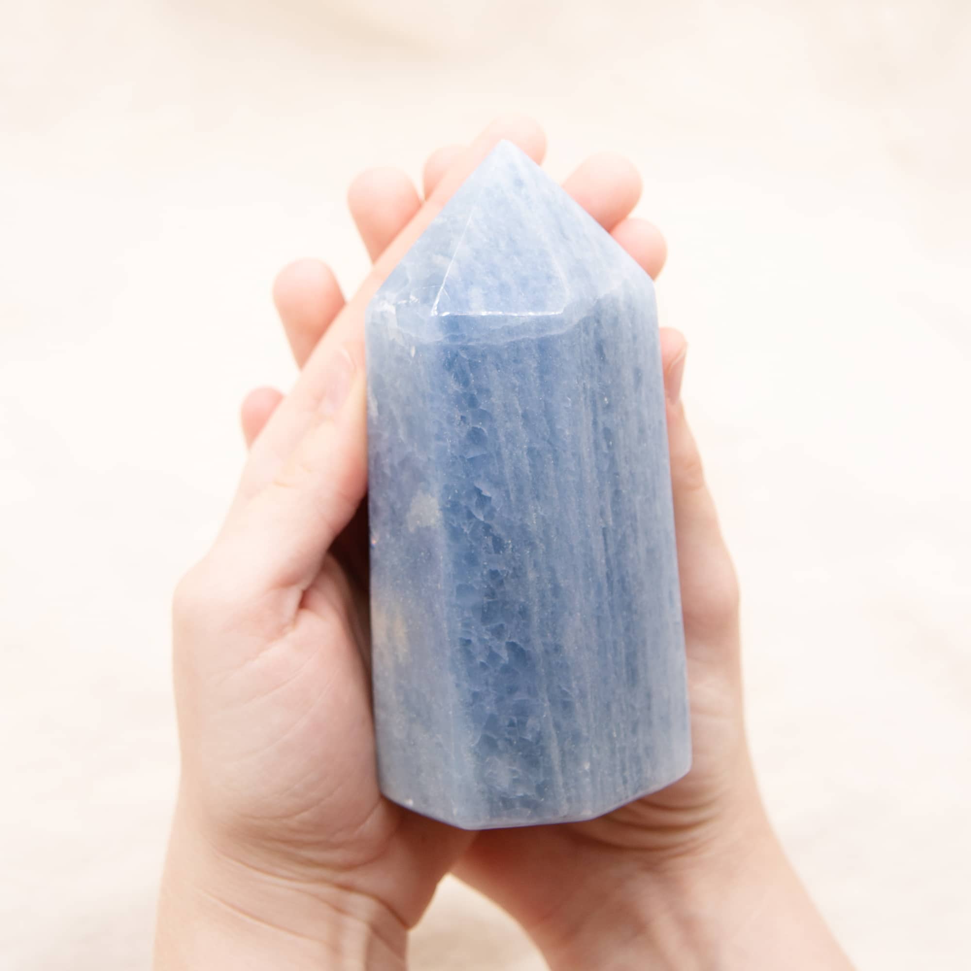 Blue Calcite Obelisk - 1 of a Kind