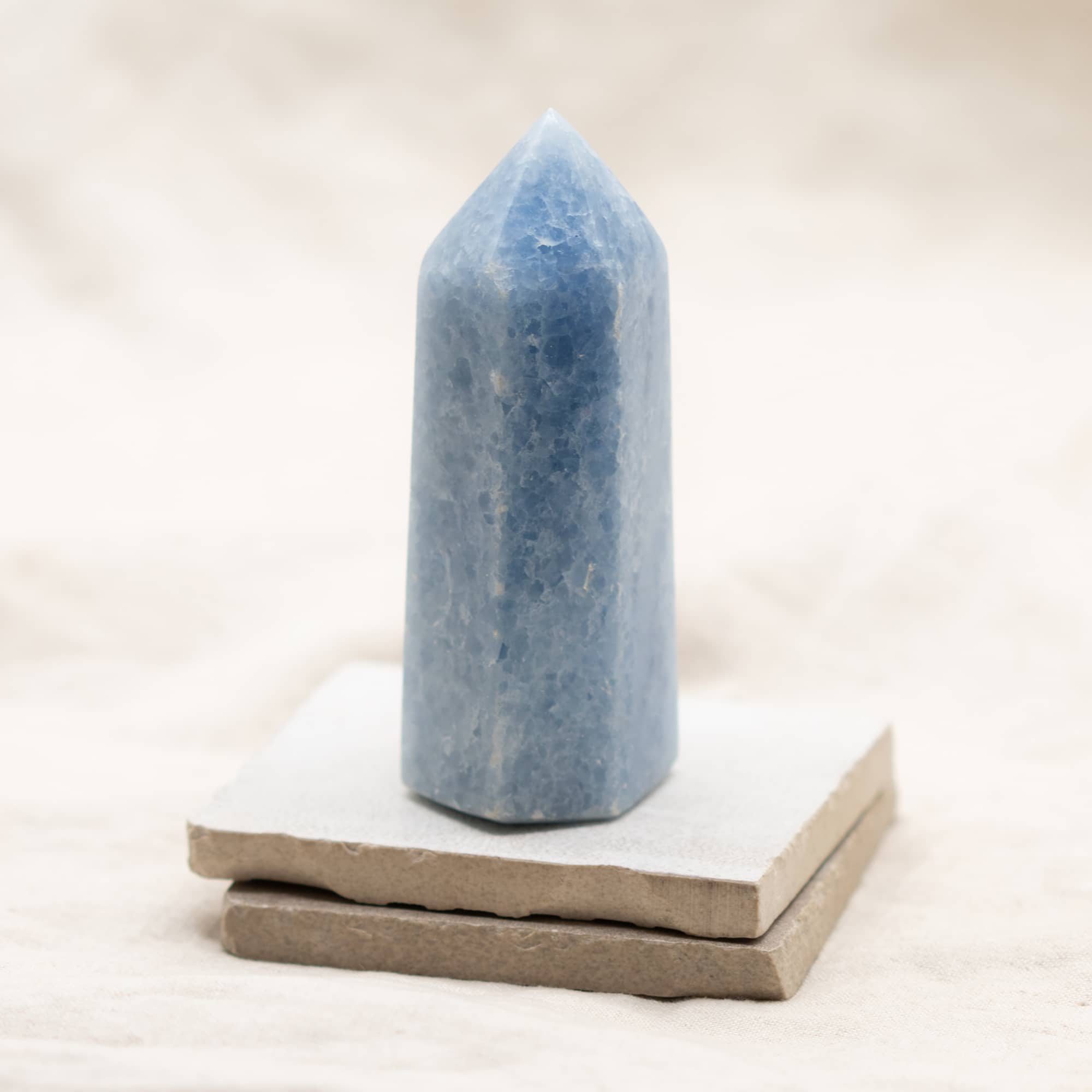 Blue Calcite Obelisk - 1 of a Kind