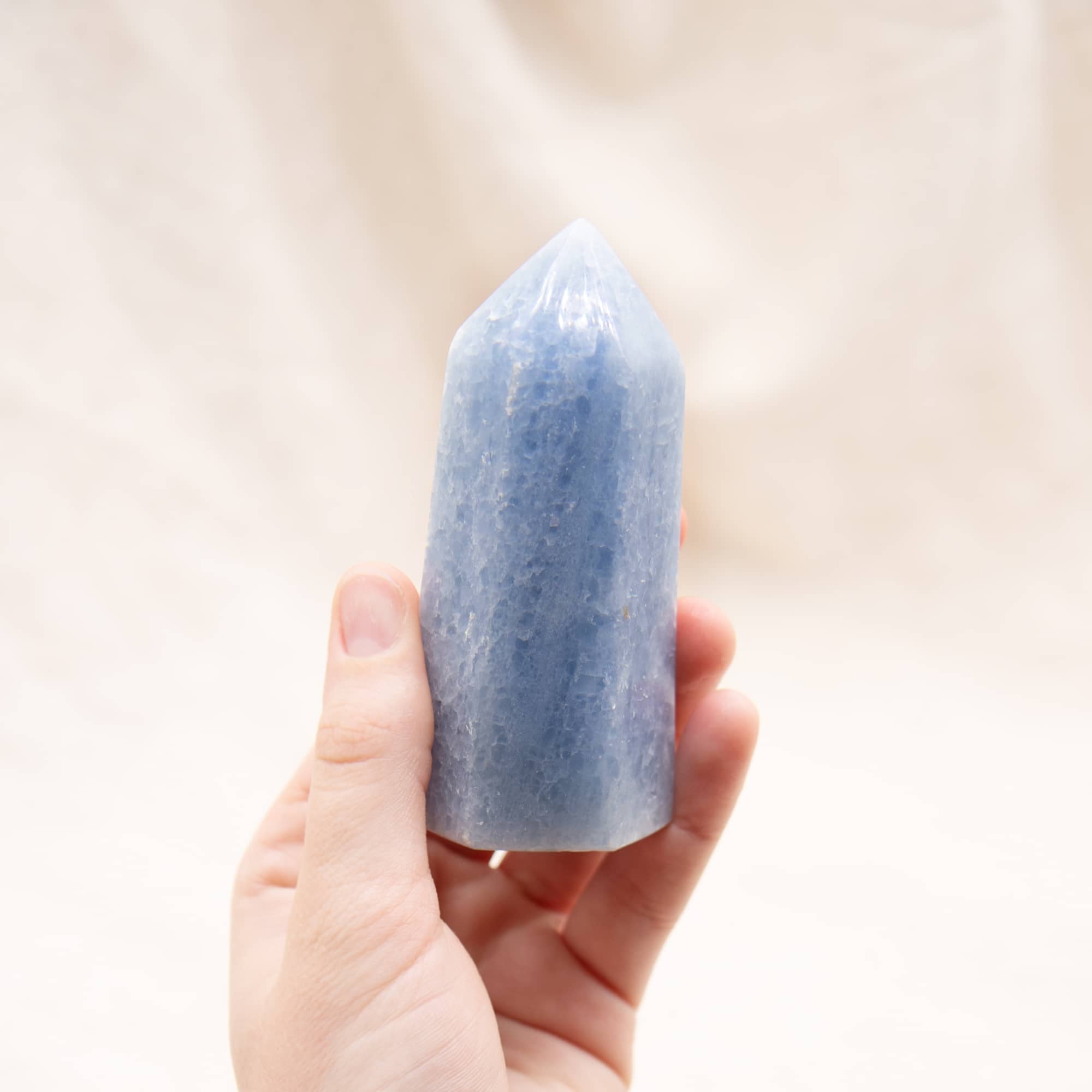 Blue Calcite Obelisk - 1 of a Kind