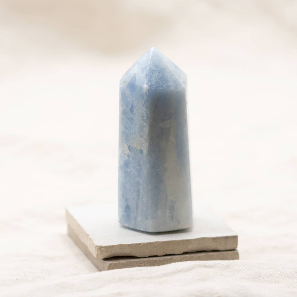 Blue Calcite Obelisk - 1 of a Kind