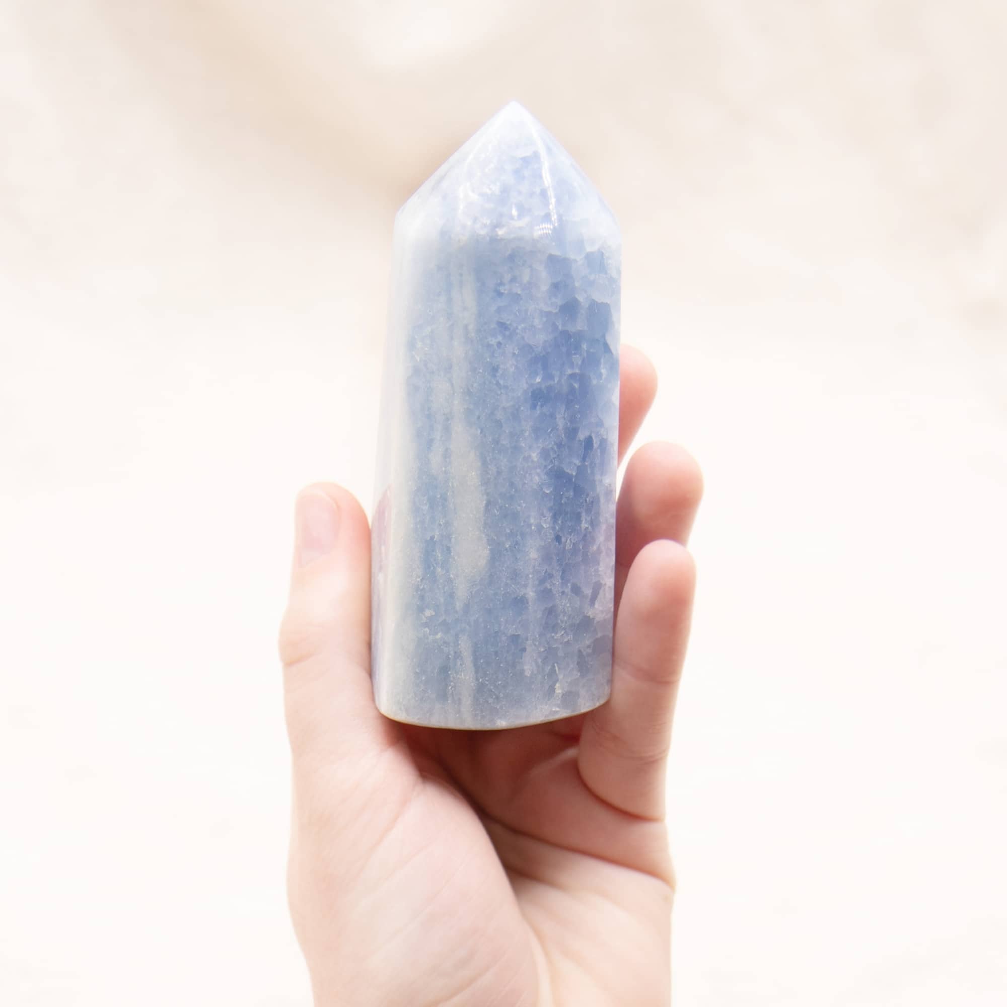 Blue Calcite Obelisk - 1 of a Kind