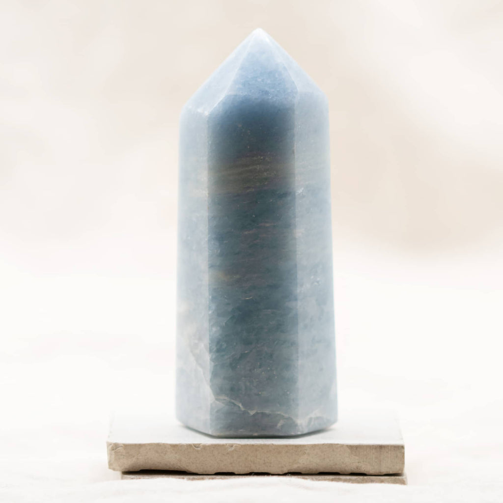 Blue Calcite Obelisk - 1 of a Kind