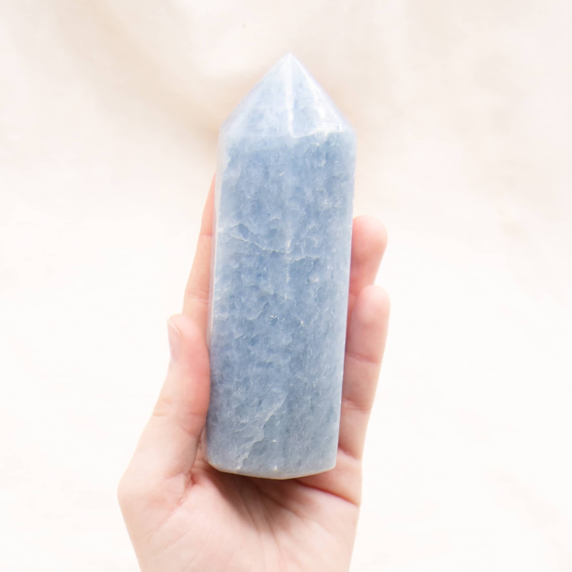 Blue Calcite Obelisk - 1 of a Kind