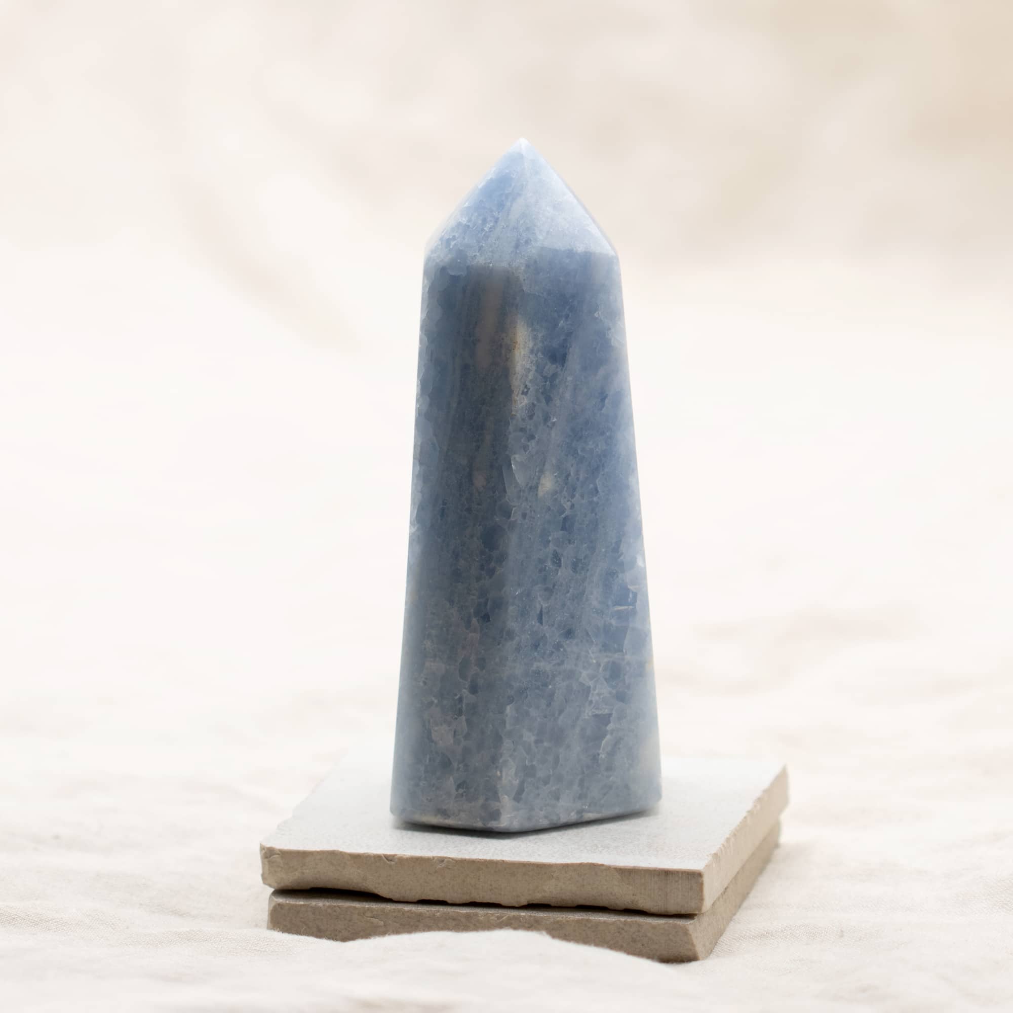 Blue Calcite Obelisk - 1 of a Kind