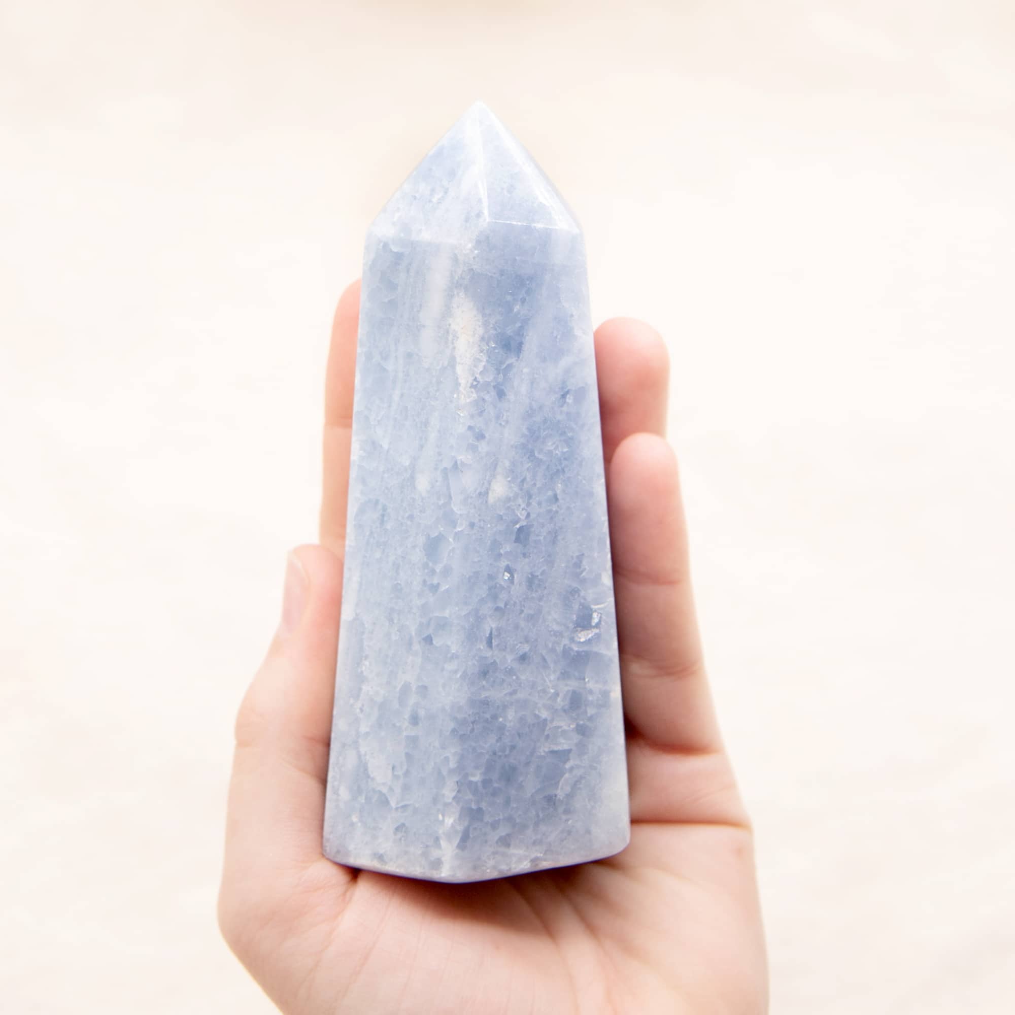 Blue Calcite Obelisk - 1 of a Kind