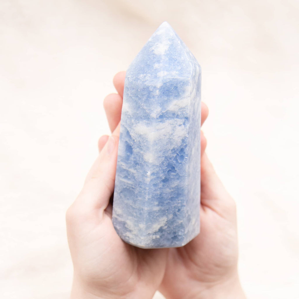 Blue Calcite Obelisk - 1 of a Kind