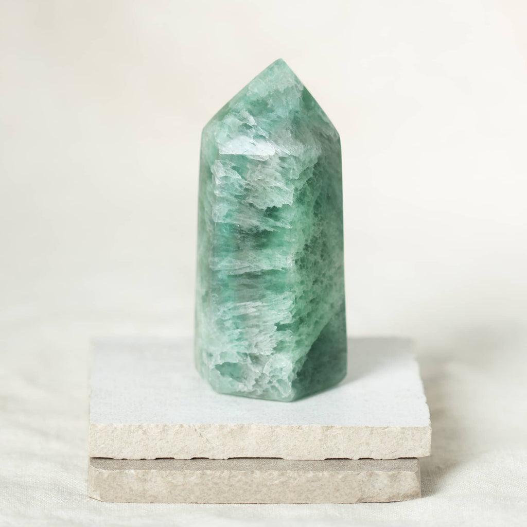 Green Fluorite Obelisk - 1 of a Kind
